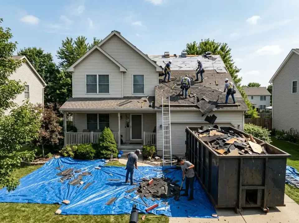 roof-replacement-debris-remova-004 — frequently asked questions, Cheapest Dumpster Rentals in Elmwood Park, IL